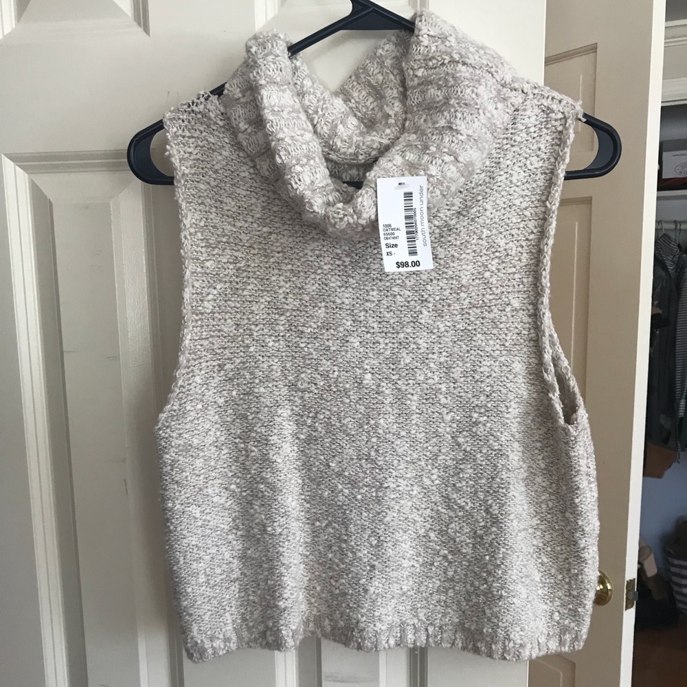 Free people cropped turtleneck sweater